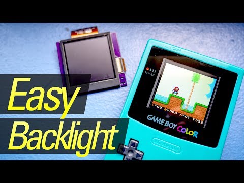 Next-Level Game Boy Color Backlight Kit! | Midwest Embedded GBC Kit Review