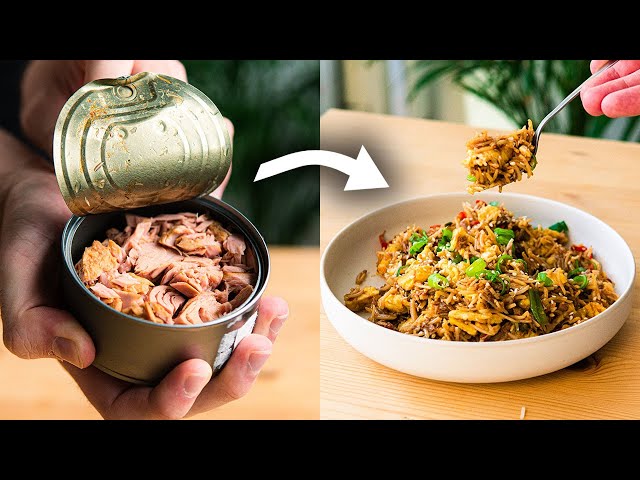 How To Turn $1 Canned Tuna Into a Restaurant Meal (4 Ways)