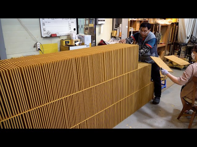 The process of making various wooden items with amazing woodworking techniques in South Korea Top 4
