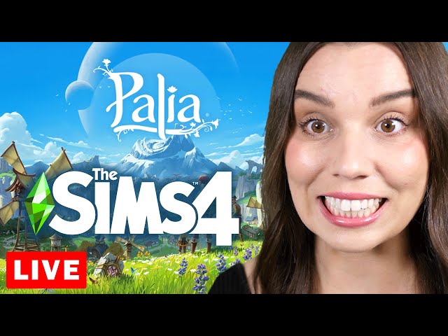 Sims 4 build challenge and Playing Palia for the first time!