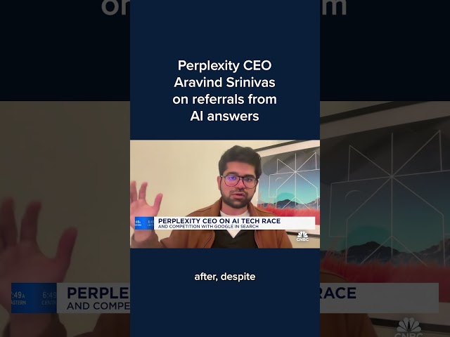 Perplexity CEO Aravind Srinivas on referrals from AI answers