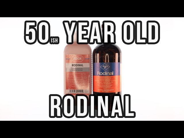 Using 50 year old Rodinal