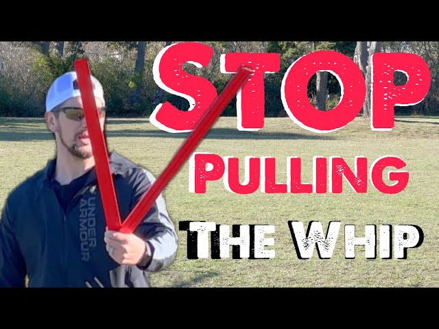 STOP PULLING with your ARM in Disc Golf...Do This Instead (Tip of the Whip)