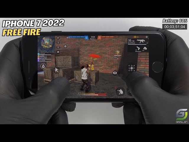 iPhone 7 test game Free Fire Mobile 2022