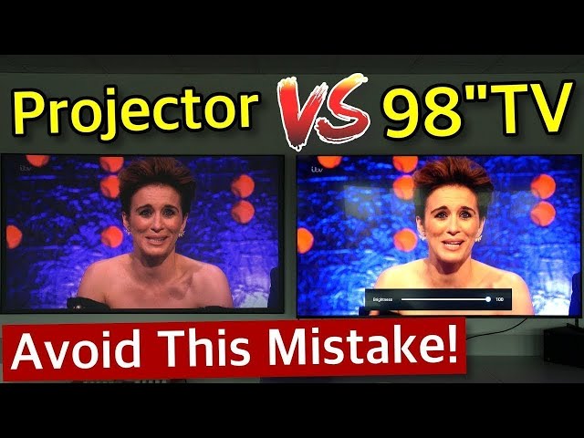 100" UST Laser Projector vs 98" TV - Here's the 𝗕𝗥𝗨𝗧𝗔𝗟 Truth!