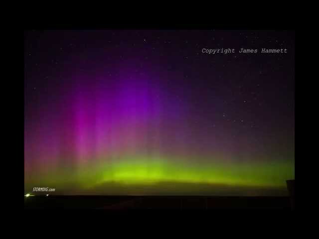 Aurora Borealis Northern Lights time lapse 4K UHD June 22, 2015