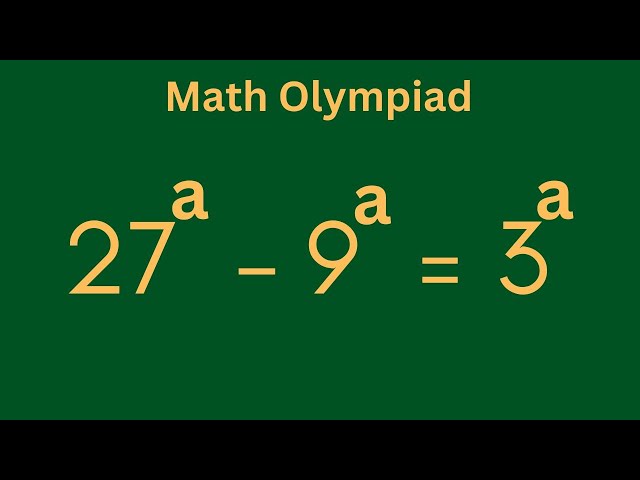 Russia - Math Olympiad Exponential Problem