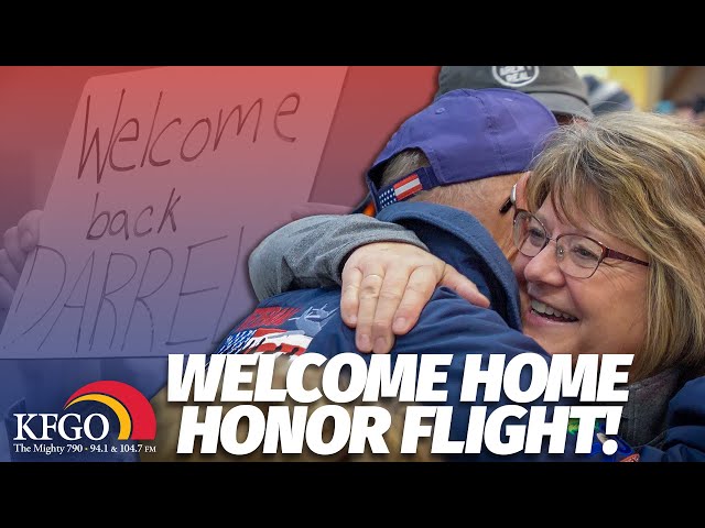 Welcome Home 2023 Honor Flight Vets! | KFGO