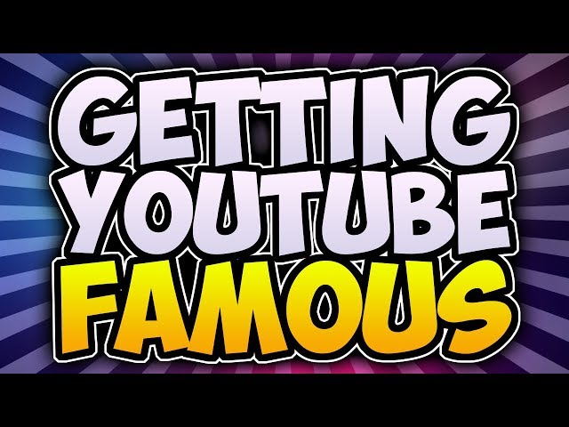 How Some YouTubers Become FAMOUS! (Motivational Advice For YouTubers)