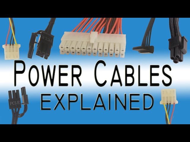 PC Power Supply Cables Explained