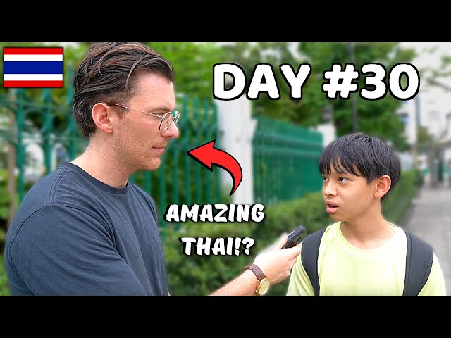 White Guy Learns Thai in 30 Days, Surprises Bangkok Locals