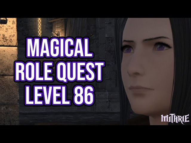 FFXIV 6.1 1673 Magical Ranged Role Quest Level 86