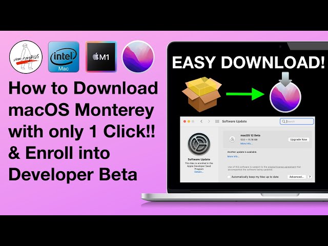How to Download macOS Monterey Beta THE EASY WAY 5 MIN! + How to Enroll into BETA of macOS Monterey!