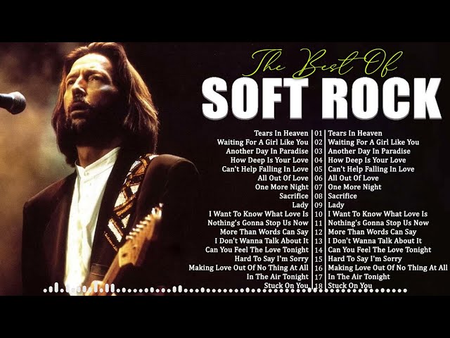 Eric Clapton, Lionel Richie, Phil Collins, Bee Gees, Eagles,Foreigner📀Soft Rock Ballads 70s 80s 90s