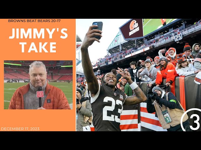 Jimmy's Take | Jim Donovan breaks down the Browns remarkable win as they rally to beat the Bears