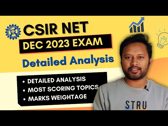 Scoring Topics of CSIR Dec 2023 Exam | Detailed Topicwise Marks Weightage | All 'Bout Chemistry