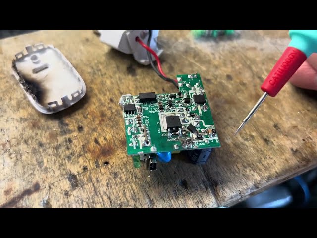 USB-C Charger Teardown after Explosion - Failure Analysis