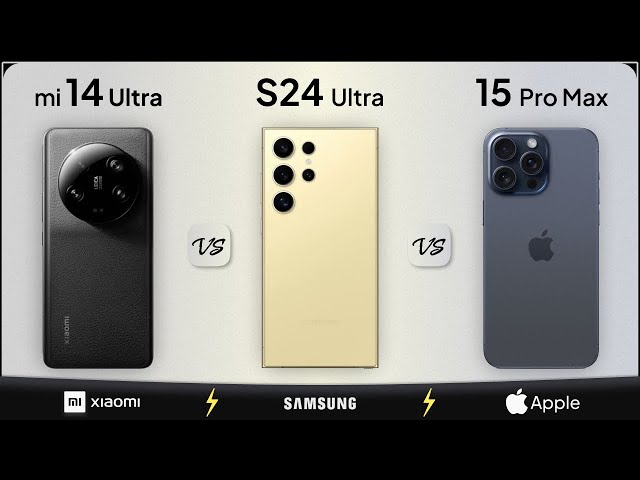 Xiaomi 14 Ultra vs Galaxy S24 Ultra vs iPhone 15 Pro Max | Mobile Nerd
