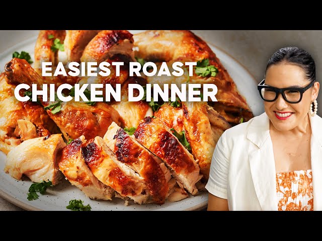 1 HOUR Complete Roast Chicken Dinner w Potatoes & Gravy | Marion’s Kitchen