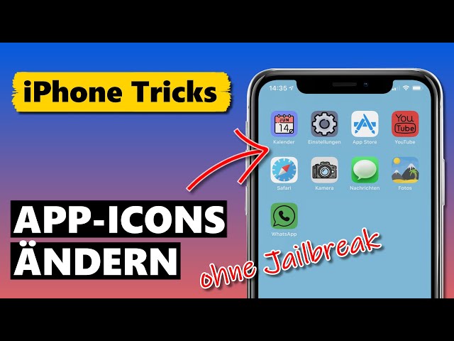 App Icons ändern auf dem iPhone 📱 (iOS 14 & OHNE Jailbreak)