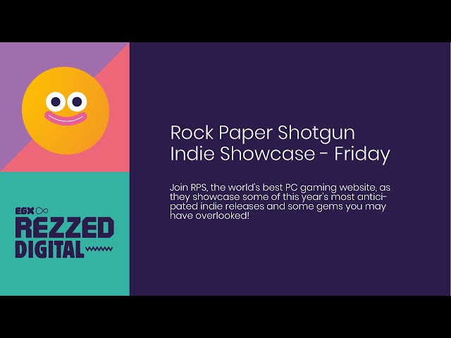 Rezzed Digital | Rock Paper Shotgun Indie Showcase | 15-18 July 2021
