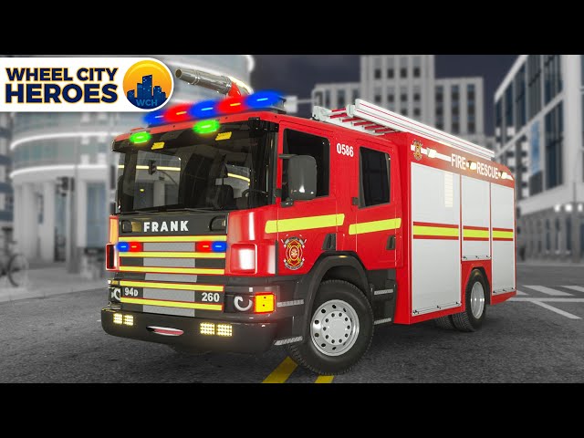 The fire engine knows its job well | Wheel City Heroes