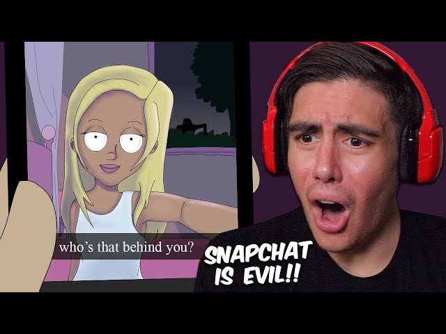 Reacting To Scary Animations Of Disturbing Snapchats People Have Gotten (No Sleep Tonight)