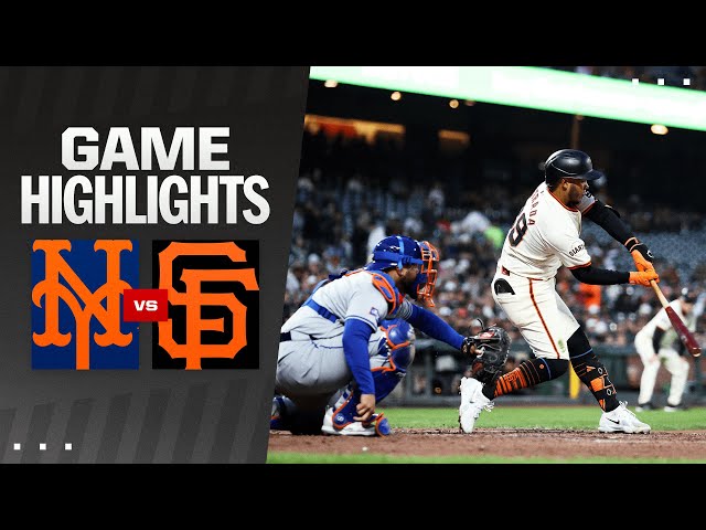 Mets vs. Giants Game Highlights (4/23/24) | MLB Highlights
