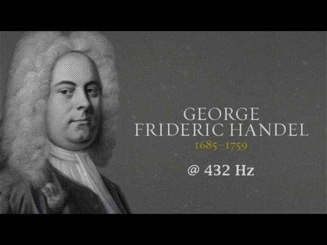 Handel (hwv 367b) Sonata for flute 9 in d - 4 Adagio @ 432 Hz