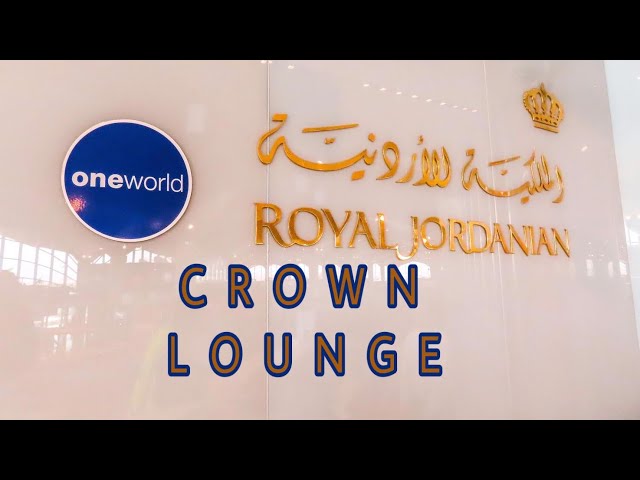 Queen Alia Airport Business Lounge Review  | Royal Jordanian & One World Business Lounge |