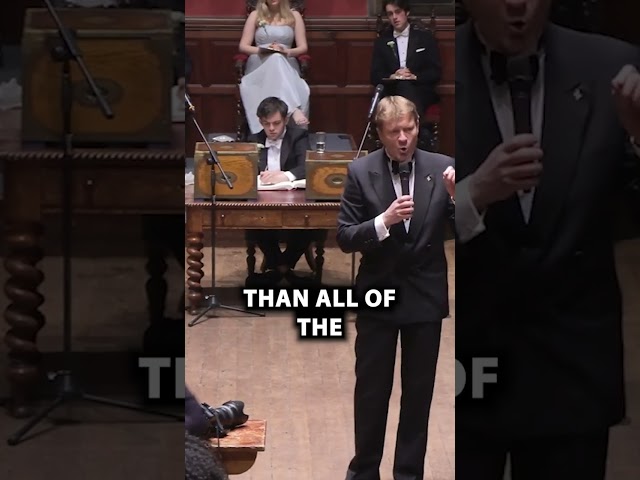 Richard Tice at the Oxford Union