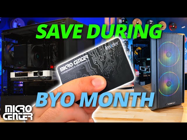 A BYO Month PC Build PLUS Additional SAVINGS! | Micro Center