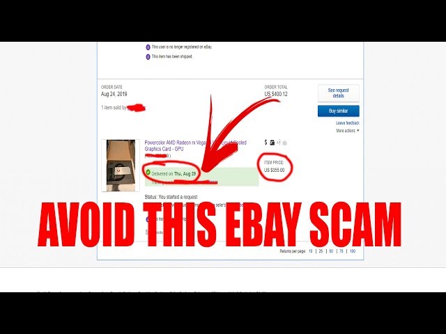 Avoid This Common Ebay Scam