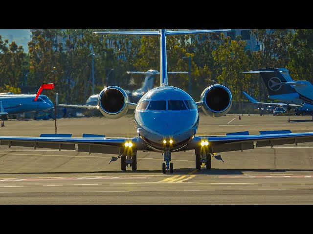 40 MINUTES of GREAT Plane Spotting at John Wayne Airport California [KSNA/SNA]