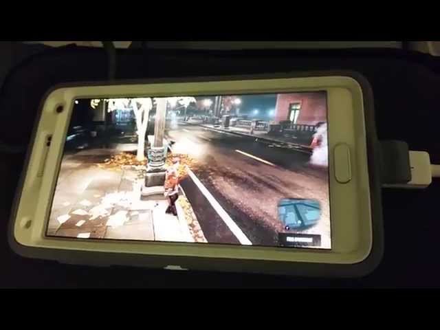 PlayStation 4  Android Cloud VR : Infamous First Light SMD ST1080  Samsung Galaxy Note 4 Remote Play