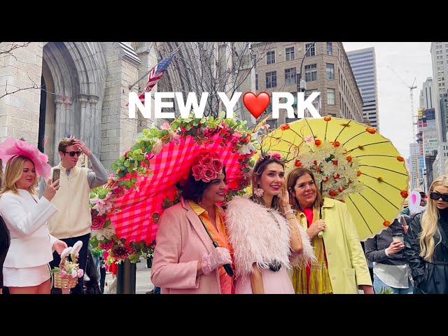 [4K]🇺🇸NYC Spring Walk🗽Easter Sunday on 5th Avenue🌷🌼 Easter Bonnet Festival in NYC | Mar 2024
