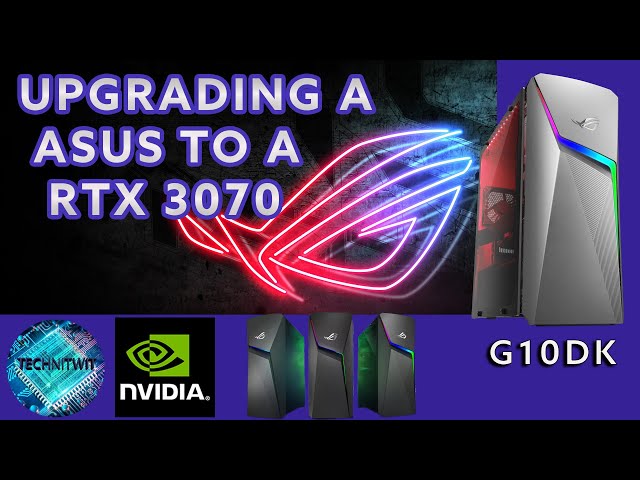 ASUS Rog Strix Gaming Desktop G10DK Lets Upgrade the GPU to a RTX 3070 '' HOW TO INSTALL GPU ''