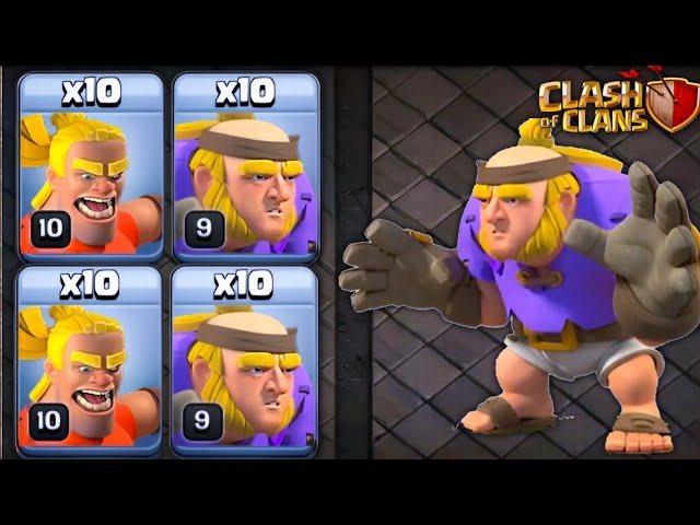 TH14 Giant Thrower is the Most Powerful Army | Th14 Attack Strategy in Clash of Clans |Giant Thrower
