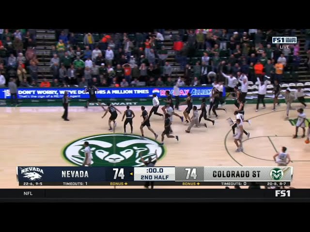 Nevada vs Colorado State CRAZY Ending | 2024 College Basketball