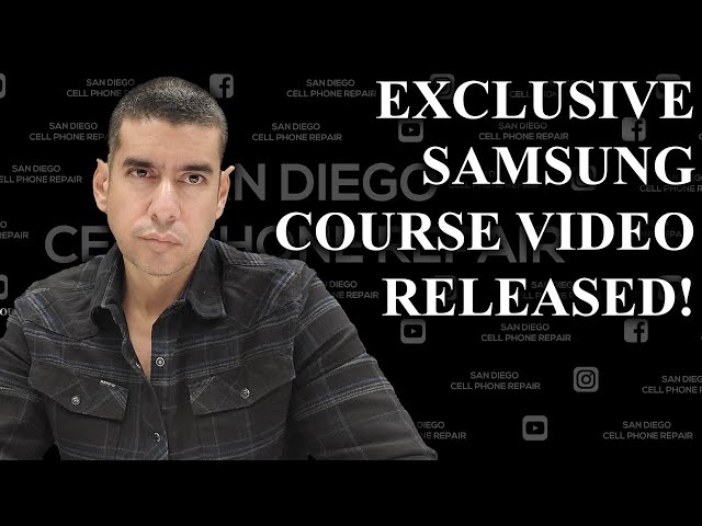 Samsung Galaxy Screen Freezer Refurbishing Technique | Course Video Released