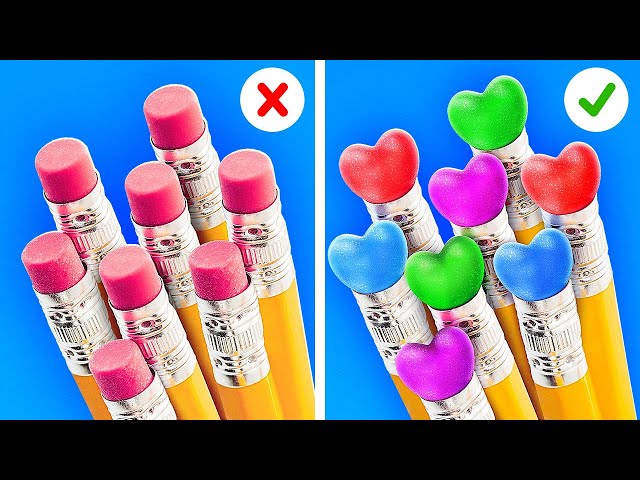 AWESOME BACK TO SCHOOL HACKS || Cool DIY School Supplies And Funny Pranks At School