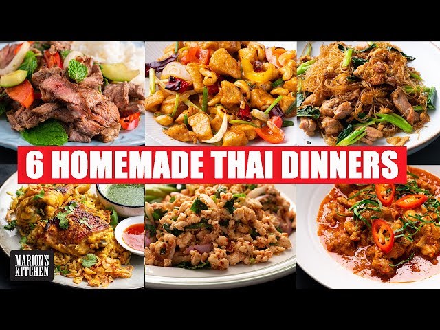 6 Thai Dinners You Can Make At Home | Quarantine Cooking | #StayHome #WithMe | Marion's Kitchen