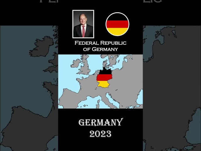 Germany now and then. History of Germany.