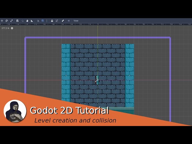 Creating a 2D level and adding collision (Godot 2D Tutorial)