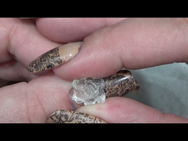 how to make nail art charms with nail art molds