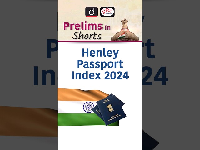 Henley Passport Index 2024 | Drishti IAS Shorts