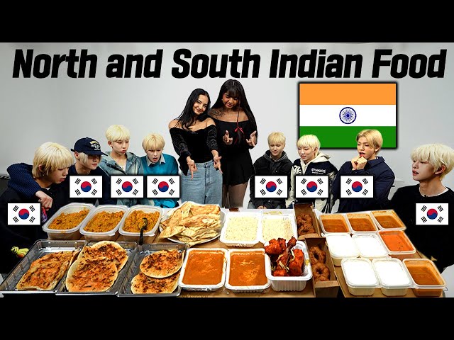 Koreans Try North and South Indian Dish For The First Time l FT. 8TURN