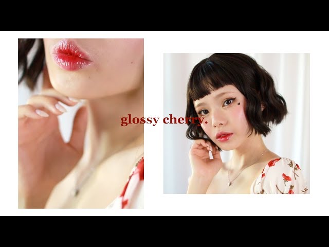 my instagram makeup 🍒 glossy cherry makeup