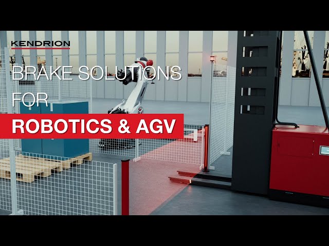 How to increase the safety of your robots and AGVs with Kendrion brakes