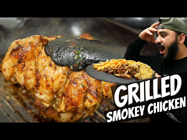 JUICY GRILLED CHICKEN RECIPE | GRILLED CHICKEN RECIPE WITH CHIMICHURRI SAUCE | Halal Chef